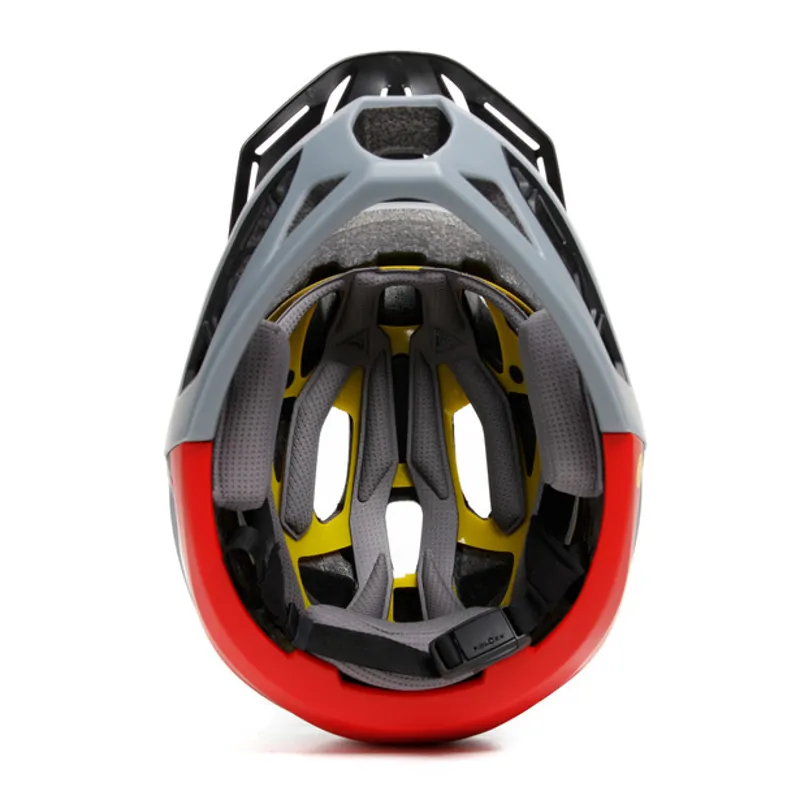 Dainese Linea 01 MIPS Full Face MTB Helmet Grey Red-1